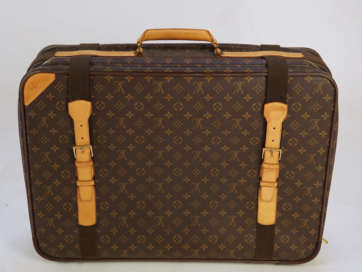 A Louis Vuitton suitcase